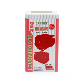 血鸚鵡增紅飼料鐵盒,方形禮品包裝盒