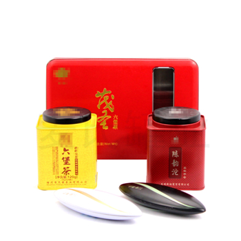 開窗茶葉鐵盒,六堡茶鐵盒包裝,黑茶鐵包裝盒