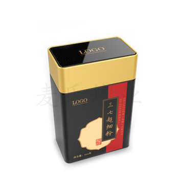 三七超細粉鐵盒,管花肉蓯蓉中藥飲片包裝鐵盒