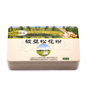 破壁松花粉包裝鐵盒,破壁粉鐵盒生產(chǎn)廠家