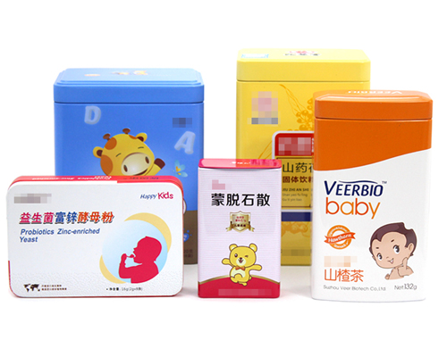 兒童益生菌粉鐵盒包裝 兒童益生菌粉鐵盒包裝