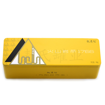 長方形烏龍茶鐵盒包裝,馬口鐵茶葉盒