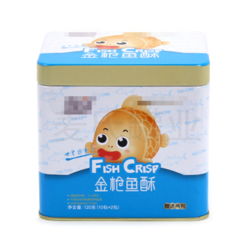 金槍魚酥鐵盒包裝,嬰童輔食鐵盒,雞肉酥鐵皮盒