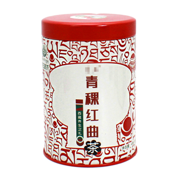 復古瓷青稞紅曲茶茶葉鐵罐_馬口茶葉鐵罐包裝加工定制