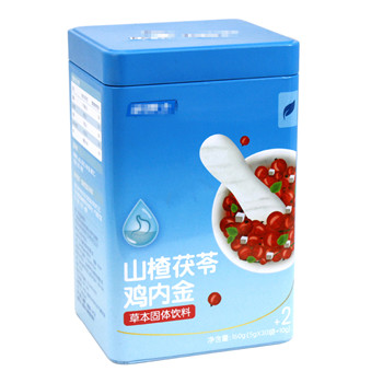 長方形易拉拍底固體飲料鐵盒_保健品馬口鐵盒鐵罐廠家定制
