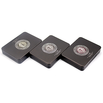 金屬便攜翻蓋小鐵罐_黑色小鐵罐個性定制廠家