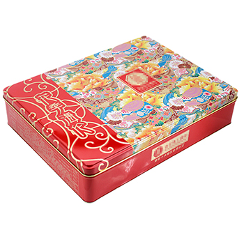 長方形酒樓禮品月餅鐵盒_通用馬口鐵盒子定制包裝廠家