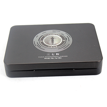 黑色通用收納小鐵盒子_馬口鐵化妝小鐵盒包裝定制工廠