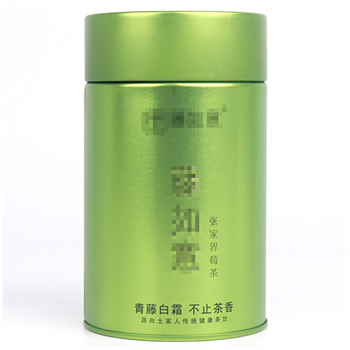 藤如意圓茶葉鐵罐_馬口鐵花茶通用茶葉鐵盒包裝定制工廠